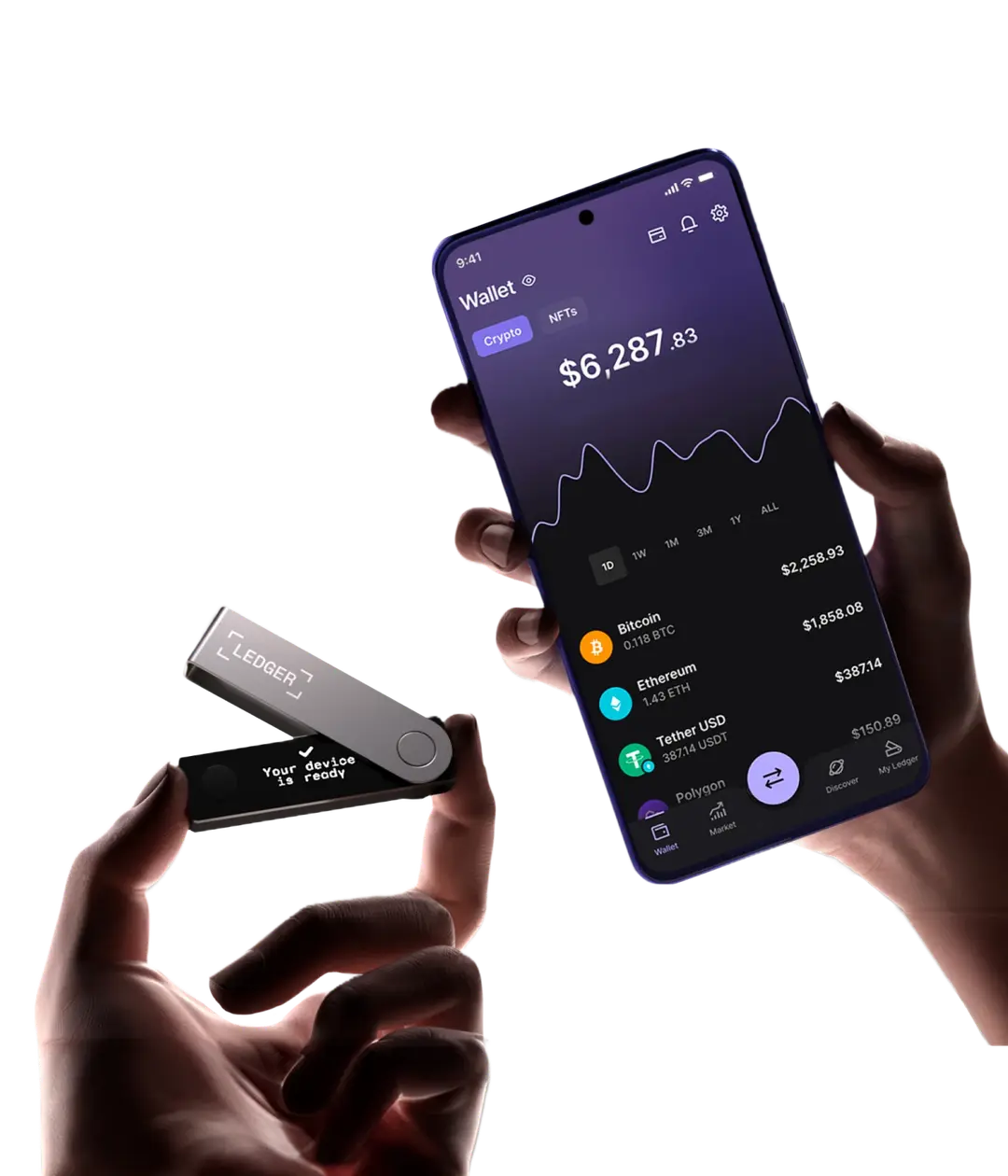 Ledger Web3一站式门户插画